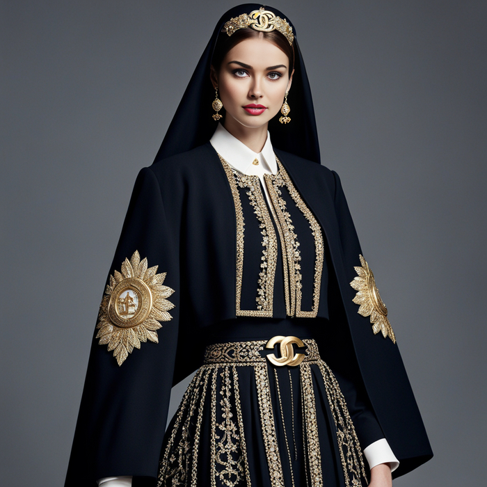 Модная девушка (Карл Лагерфельд)