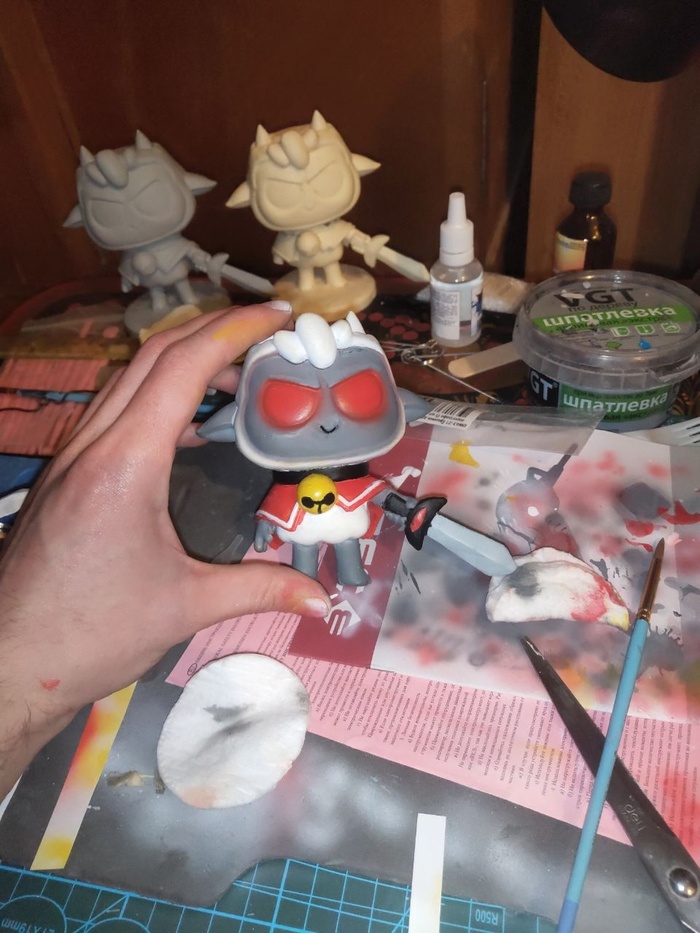 Основные цвета легли кривовато, но терпимо, ведь в дальнейшем будет контур.