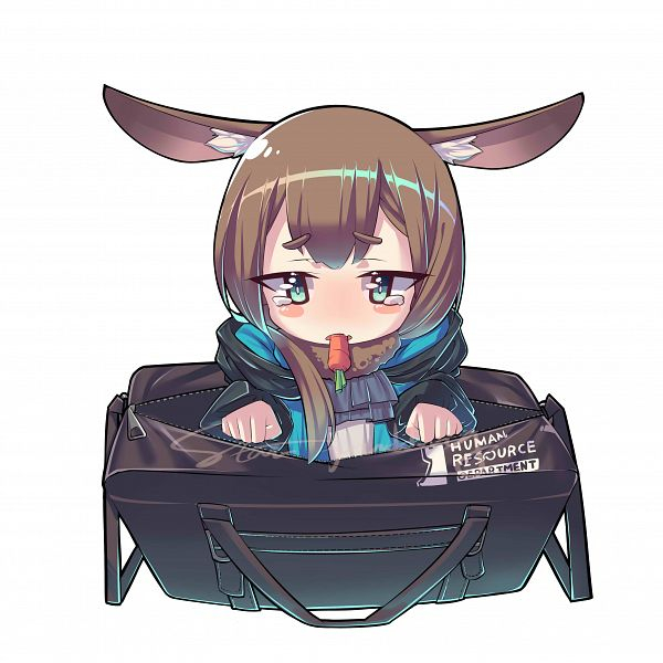 Amiya lolka , Anime Art, , Arknights, Amiya, Loli, Animal Ears, Bunny Ears