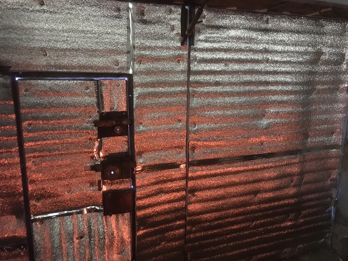 Второй слой ППИ с фольгой.