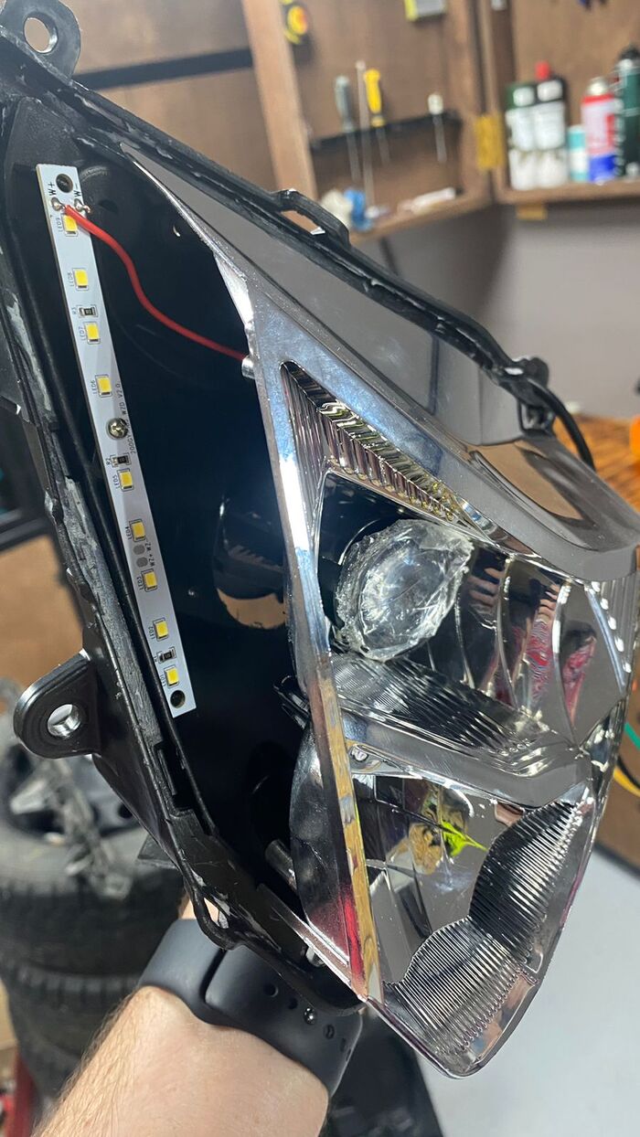 Примерка линзы