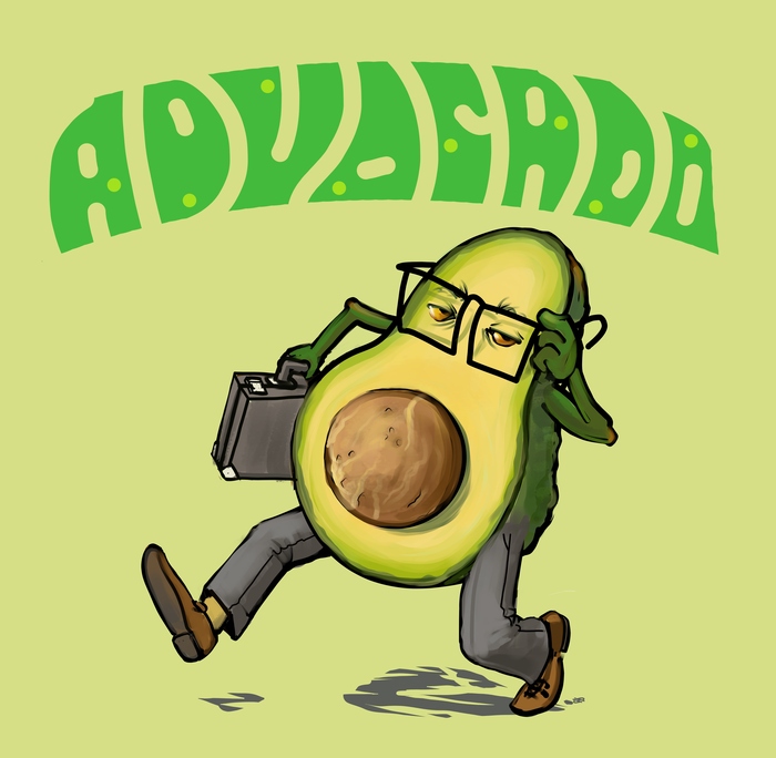 Салат с адвокадо