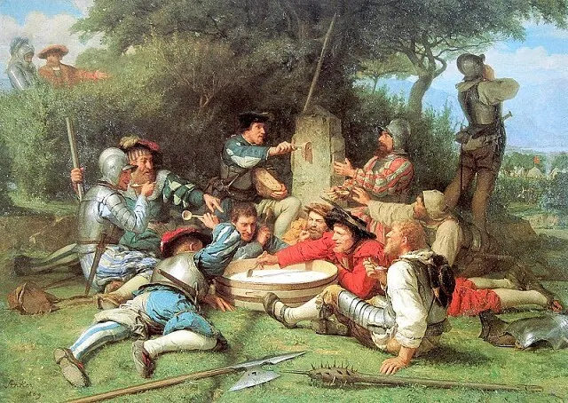 Картина «Молочный суп». Художник Альберт Анкер.