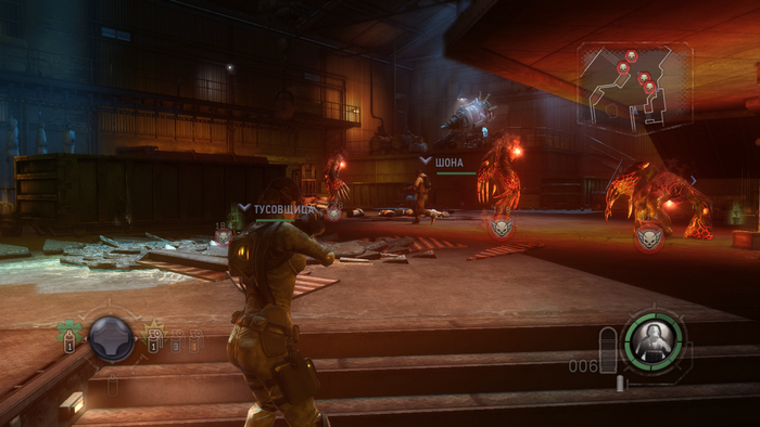 Единственный сложный момент с не-людьми - это бой сразу с 4мя Супер-тиранами. Да и то, по-сути, это босс-батл.