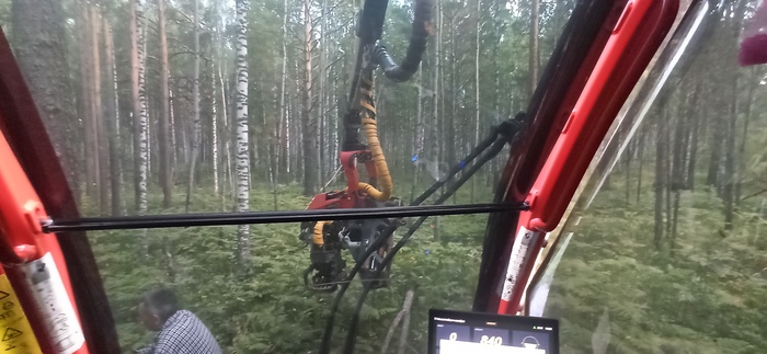 Такой вид с рабочего места оператора