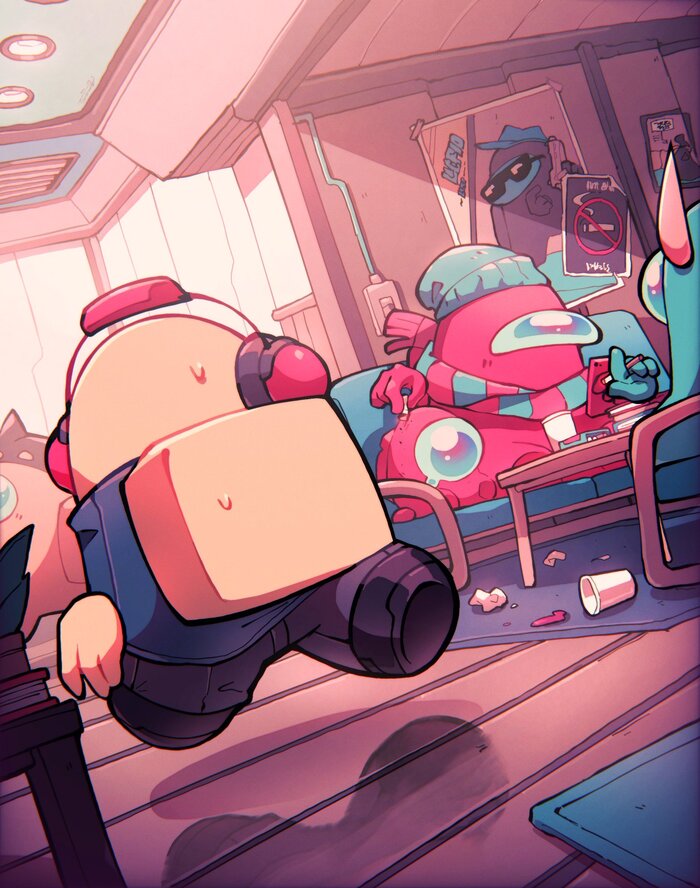   ,  :  CANDIEDEVlL! 2D among us, Among Us, , , 