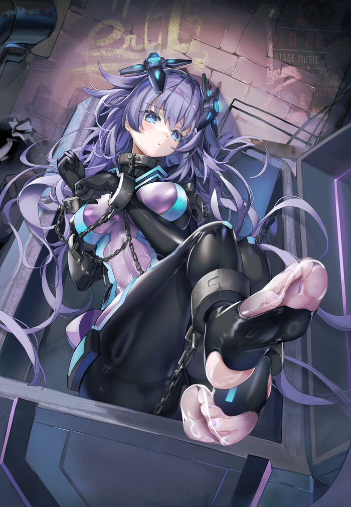 Neptune , , Anime Art, Purple Heart, Hyperdimension Neptunia, , 