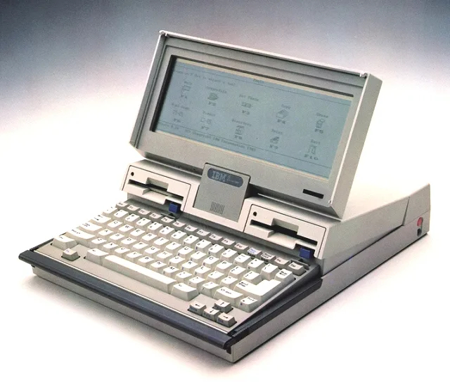 IBM 1990. Ноутбук IBM PC Convertible 5140.