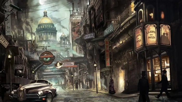 Так мог бы выглядеть Петроград где-нибудь в 50-е годы XX века. <!--noindex--><a href="https://pikabu.ru/story/mir_v_kotorom_est_rossiyskaya_imperiya_kakim_byi_on_byil_11517295?u=http%3A%2F%2Fwww.fairyroom.ru&t=www.fairyroom.ru&h=f2dd6e13e07f6b316c75598f6d6311867cf5c110" title="http://www.fairyroom.ru" target="_blank" rel="nofollow noopener">www.fairyroom.ru</a><!--/noindex-->