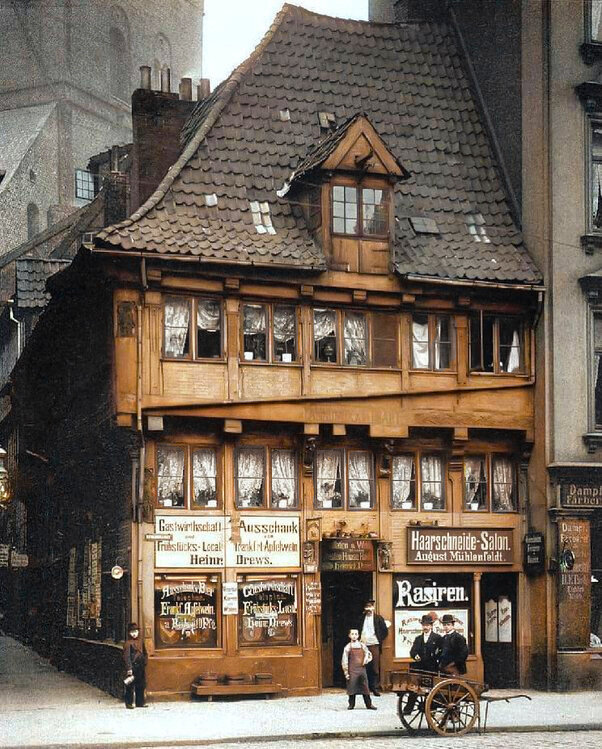 Осколки истории : Интересные и редкие ретро-фотографии Европы. 20 раскрашенных фотографий ХХ века. Часть III Колоризация, Старое фото, Историческое фото, Фотография, Европа, 20 век, 19 век, Норвегия, Франция, Дания, Великобритания, Германия, Длиннопост