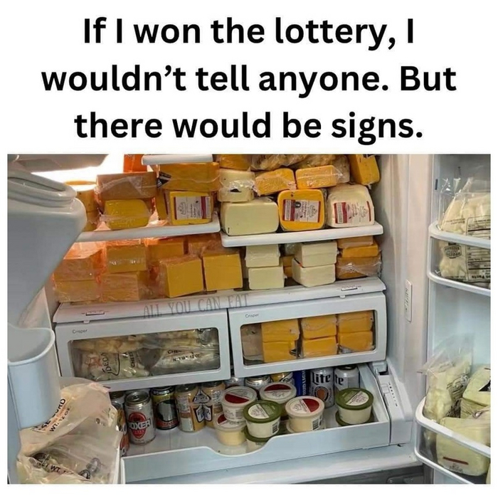 There would be signs  , ,  