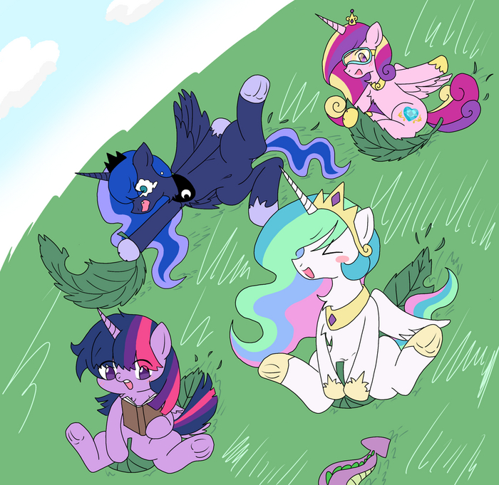  My Little Pony, Princess Celestia, Twilight Sparkle, Princess Luna, Princess Cadance