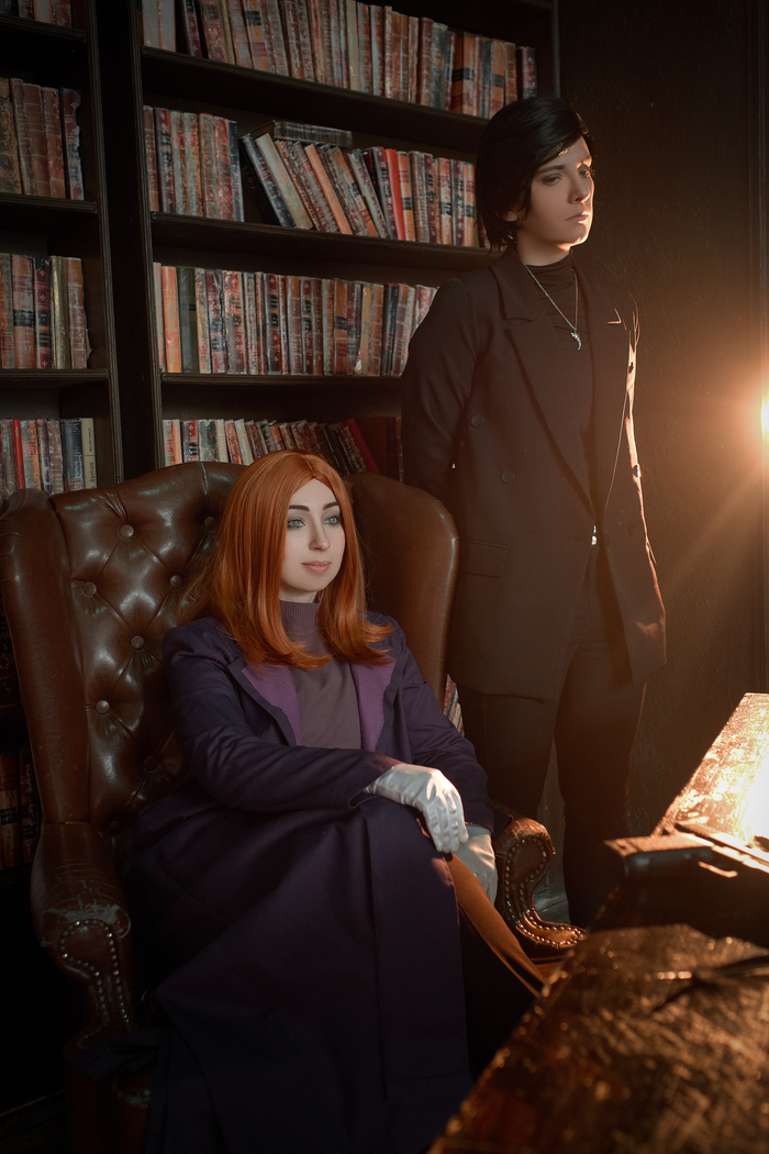 Сергей Разумовский и Олег Волков Косплей. Starfox_Damian, Anri Fortescue; Фото: Christa