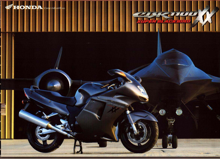 Honda CBR1100XX Blackbird  SR-71 Blackbird