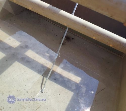 Датчик терморегулятора в воде