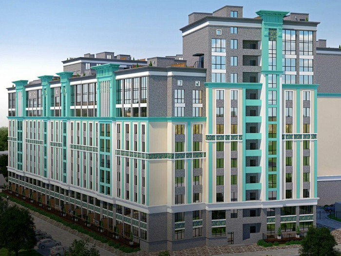 Рендер застройщика - вид с северной стороны