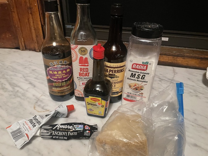 Глутаматы - от рыбного соуса и пармезана, до чистого порошка