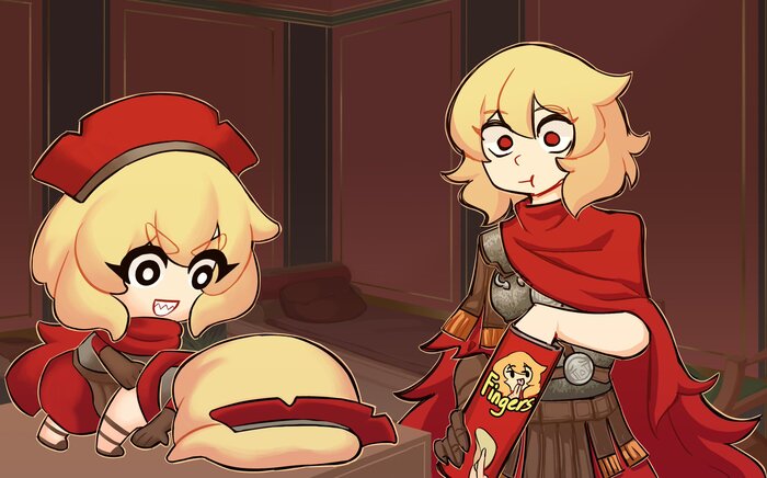 - Эм-м-... секрет...