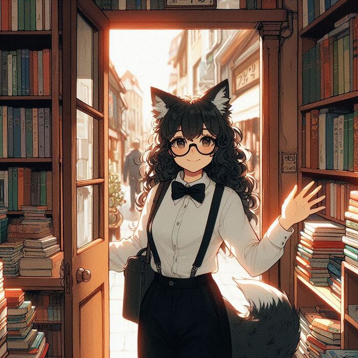       ,  , , , Anime Art, , Original Character, , Animal Ears, , ,  , , Ginger & White, 