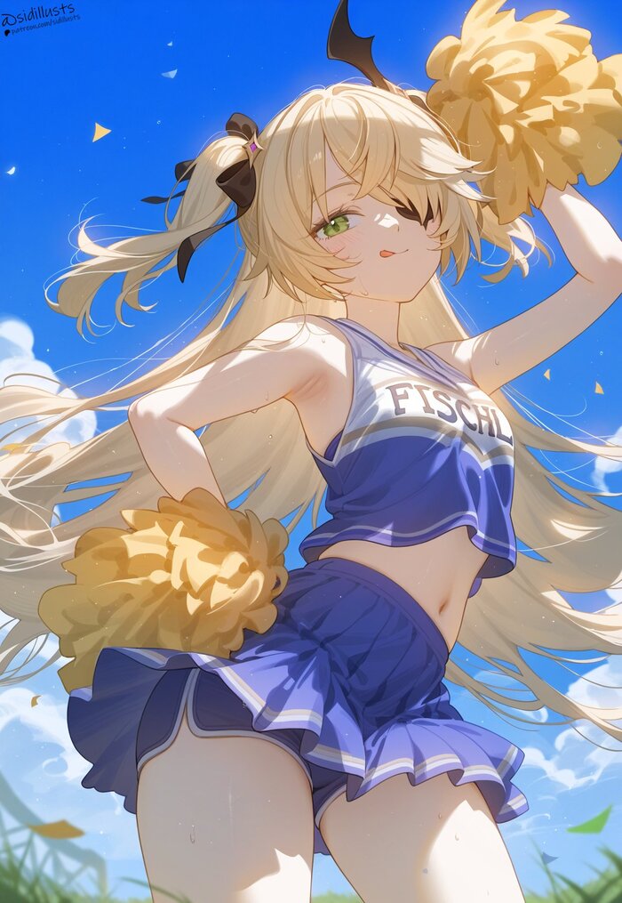   Anime Art, , , , Genshin Impact, Fischl (Genshin Impact), ,  , ,  