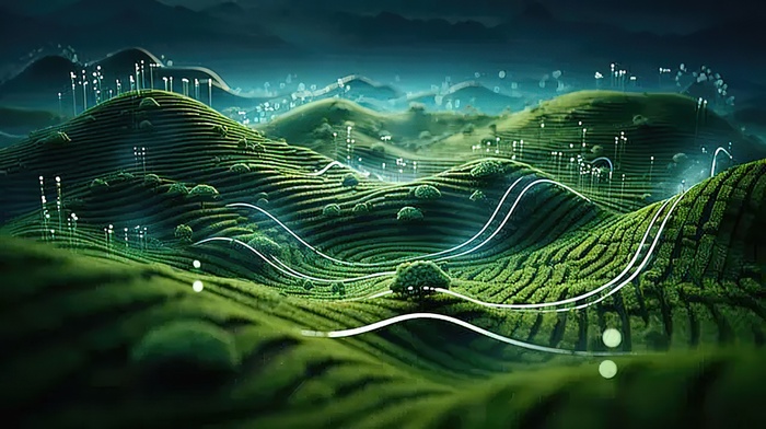 мечта китайских ученых - цифровые чайные поля