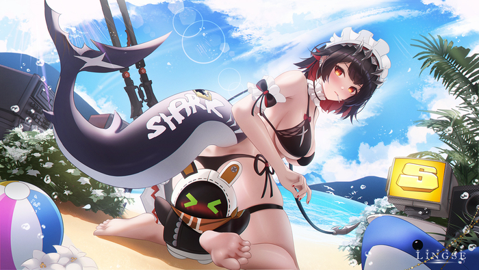  Anime Art, , Zenless Zone Zero, Ellen Joe (zzz), , , Ling Dianxia