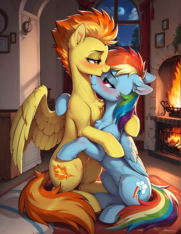      , My Little Pony, Ponyart, , Rarity, Applejack, Twilight Sparkle, Sunburst, Rainbow Dash, Spitfire, 