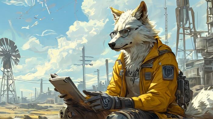    Wolfmks #45 , , , Furry Art,  , , Furry wolf, , , Lineart, 