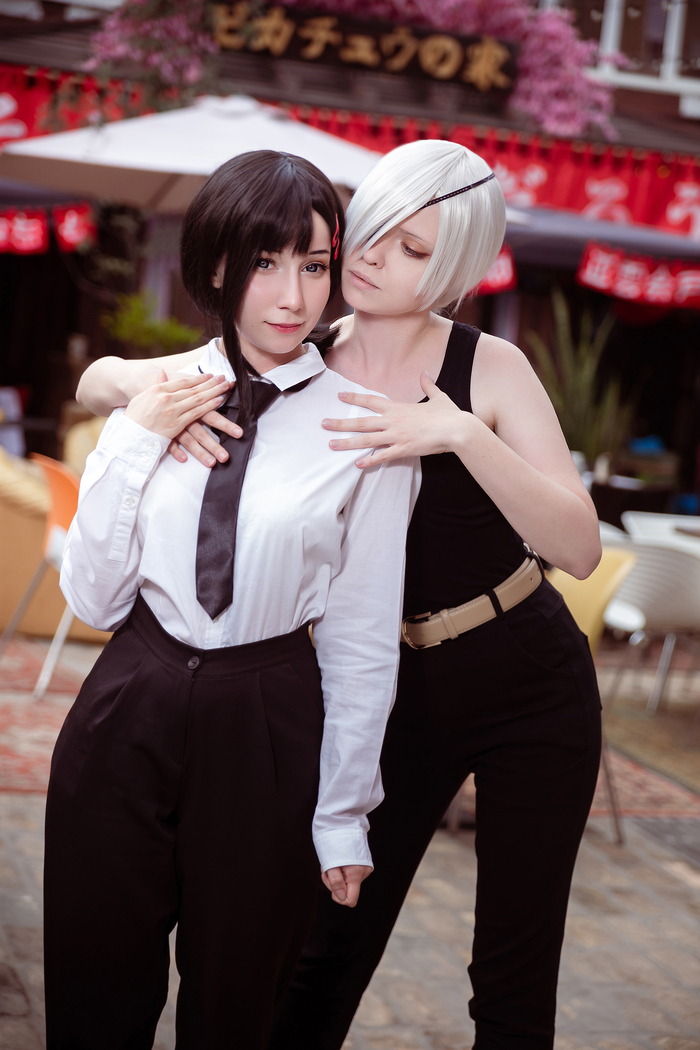 Quanxi & Kobeni cosplay Quanxi, Kobeni Higashiyama, Chainsaw Man, , , , 