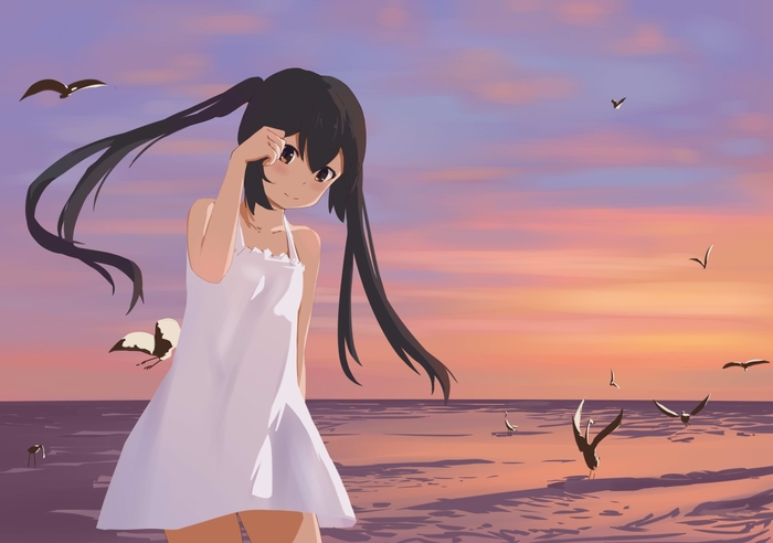  , Anime Art, K-on, Azusa Nakano