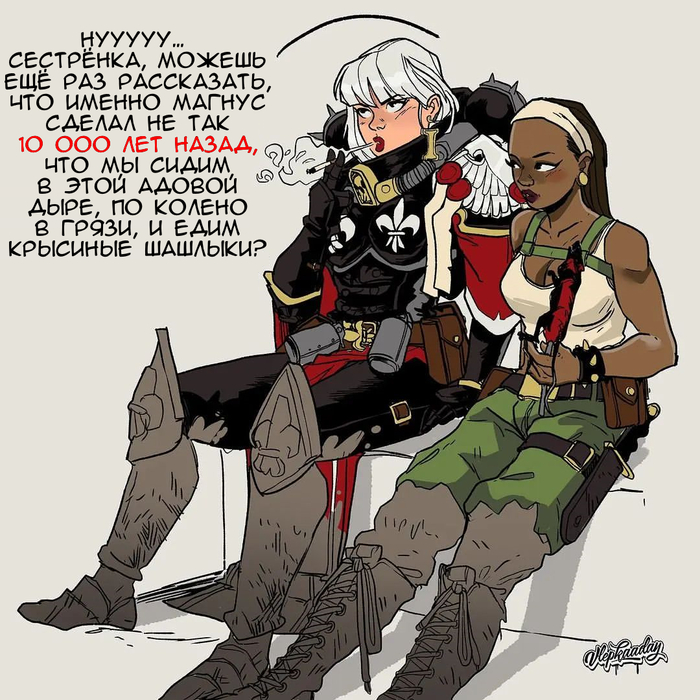    , , Warhammer 40k, Wh humor, Adepta Sororitas, Catachan, Vlepkaaday