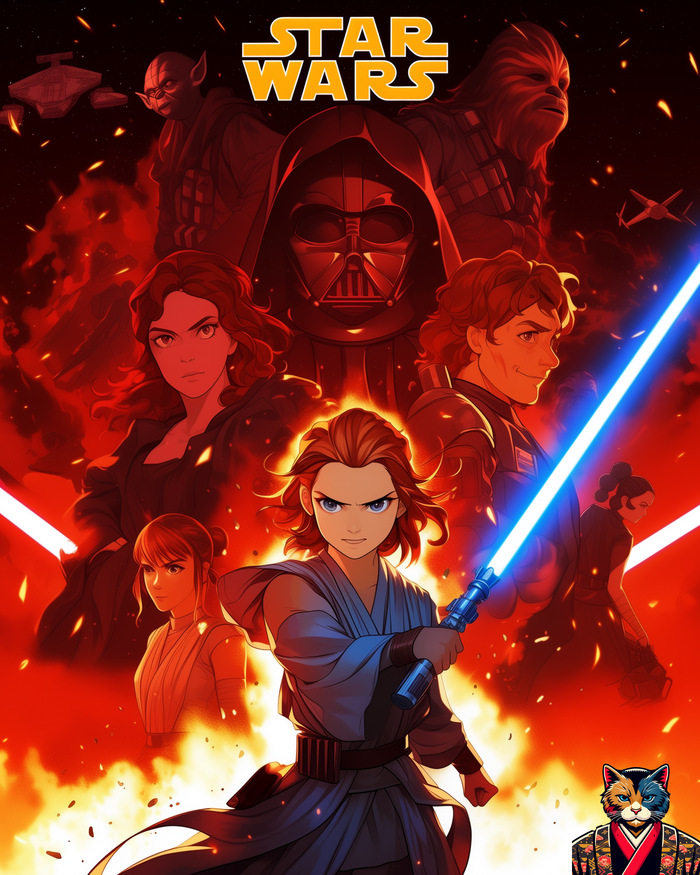 Toei Animation Midjourney