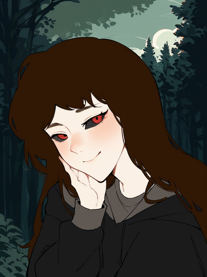 Black Shadow - Creepypasta Art