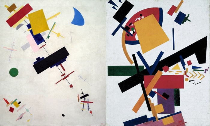 Кто конструктор разбросал? «Супрематизм» и «Супрематизм» №56 1915-1916.