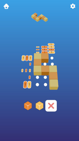 Процесс решения первого слоя головоломки