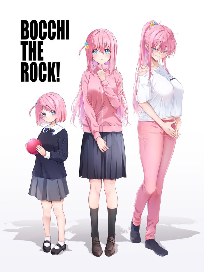  Anime Art, , Gotou Hitori, Bocchi the Rock!, Loli, Yoru0409