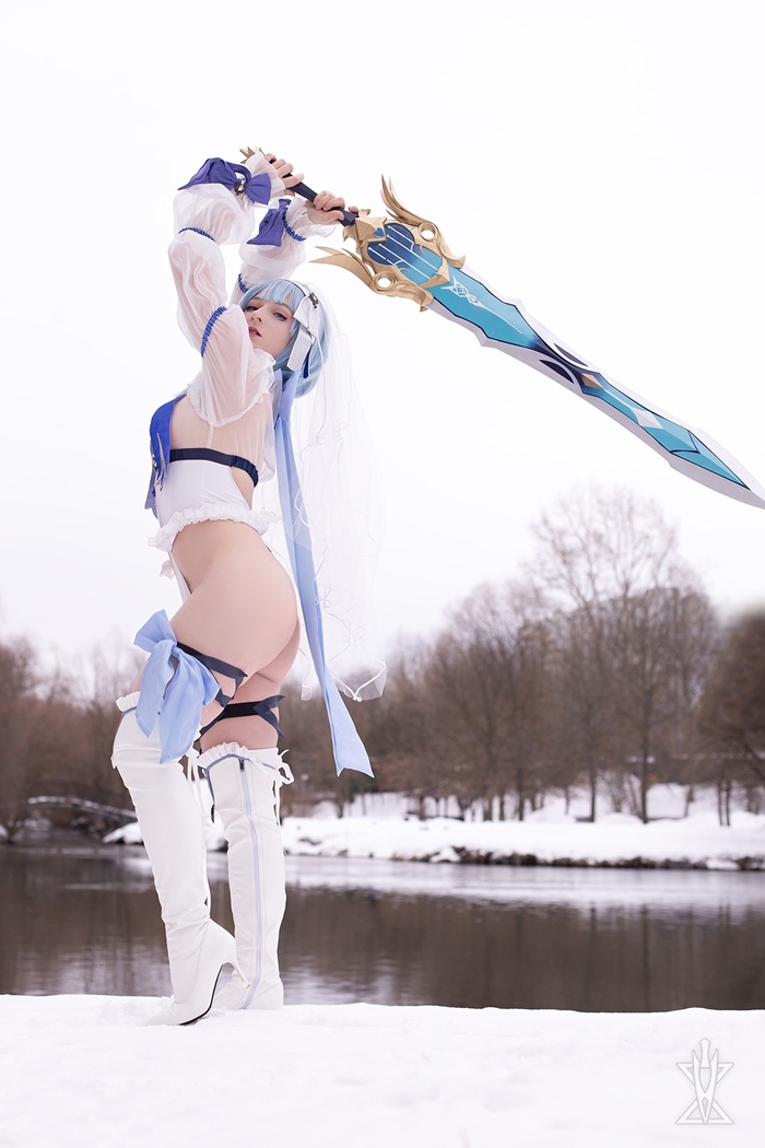 Нежная Эола по артам Princess Ailish. Genshin Impact