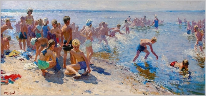 Горбунов Борис Иванович (1922-1989) «Пионерское лето» 1957