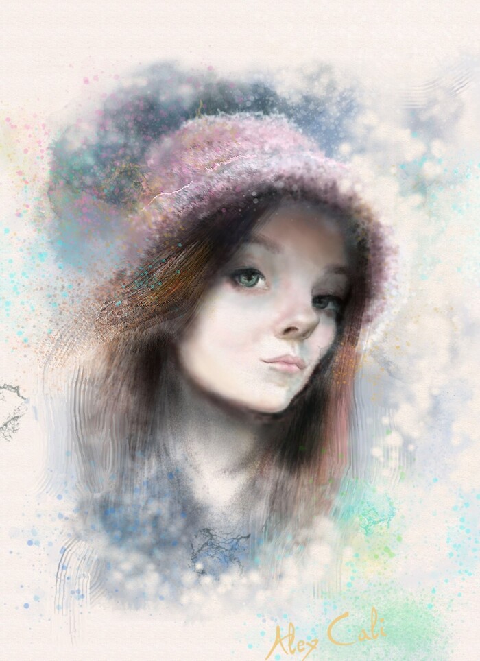 Watercolor dreams  , , Krita, 