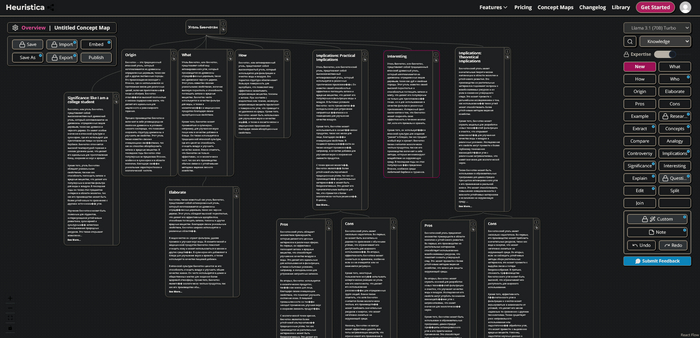 Пример майнд-мэпа в <!--noindex--><a href="https://pikabu.ru/story/kollegiakademiki_chto_slyishno_ob_otechestvennyikh_issledovatelskikh_ii_11655844?u=http%3A%2F%2Fheuristi.ca&t=heuristi.ca&h=f053240f7ccac68232068d8687525572a48238a9" title="http://heuristi.ca" target="_blank" rel="nofollow noopener">heuristi.ca</a><!--/noindex-->. Бесплатная версия на убогой БЯМ LLaMa 70k, но в отпуске платная мне не нужна. Поэтому, цитируя Асмонгольда, "что есть, то есть, мужик, что есть, то есть".