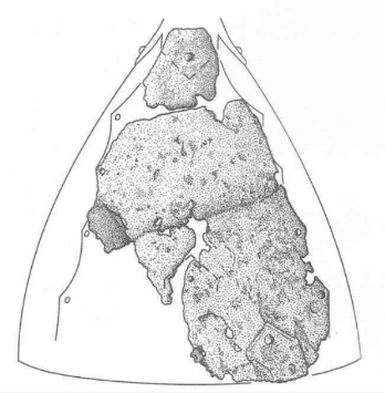 Реконструкция шлема на основе найденных фрагментов.
