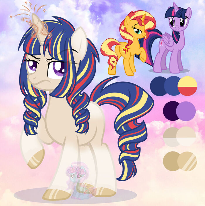 - My Little Pony, Sunset Shimmer, Twilight Sparkle, 