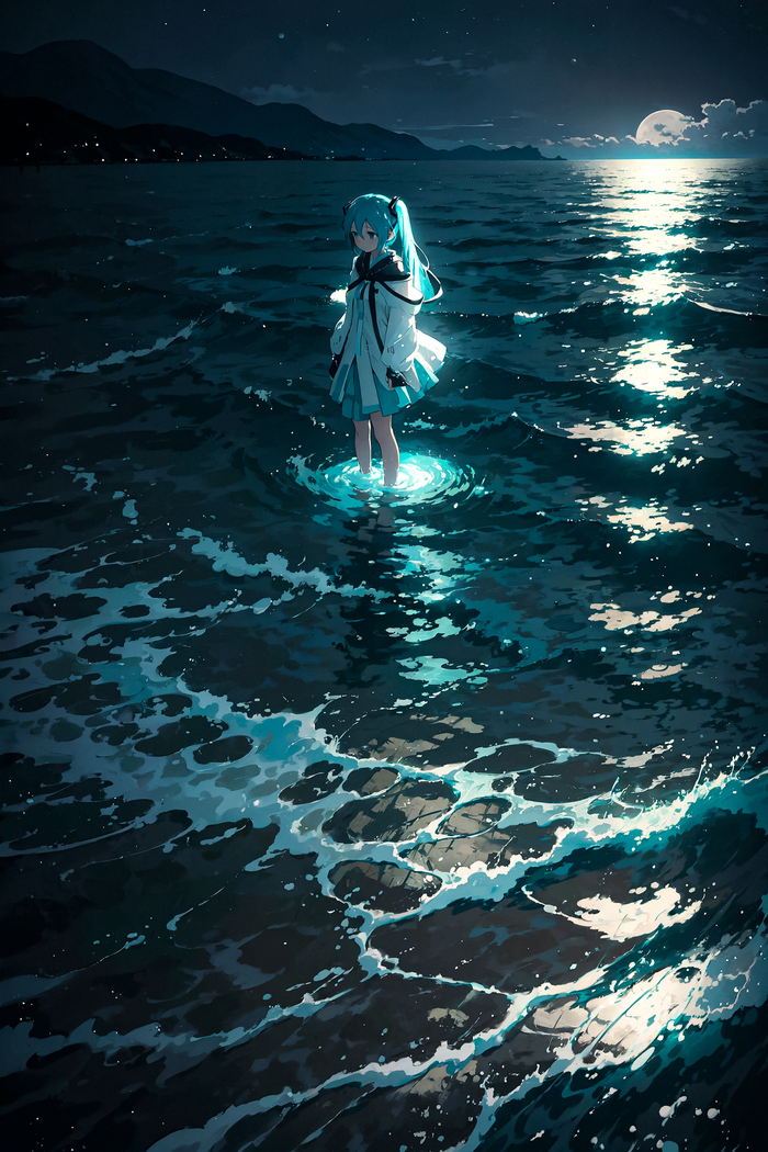      , Stable Diffusion, , Anime Art, , Hatsune Miku, , , ,   ,   , ,  , 