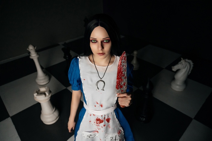  ,    ,       ... (MeowMeowRin Cosplay) , , , ,    , American McGees Alice, , 