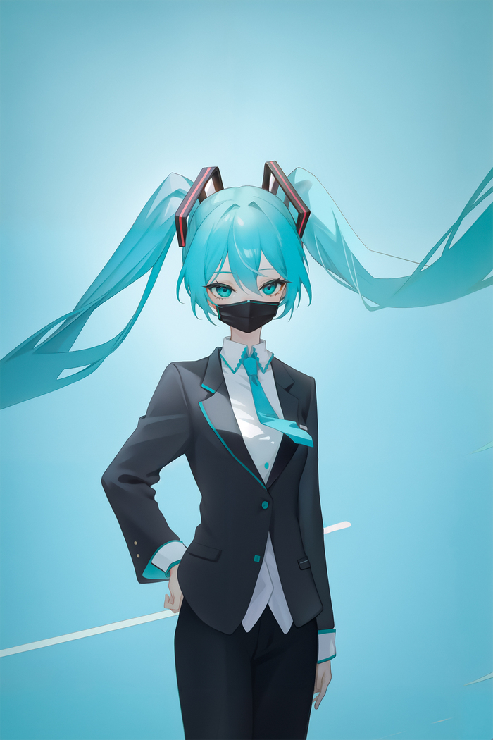        , Stable Diffusion, , Anime Art, , Hatsune Miku,  , ,  ,  , , , 