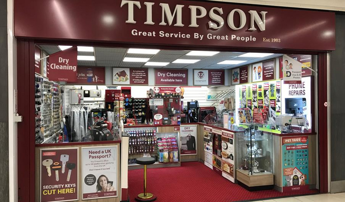Типичный магазинчик Timpson