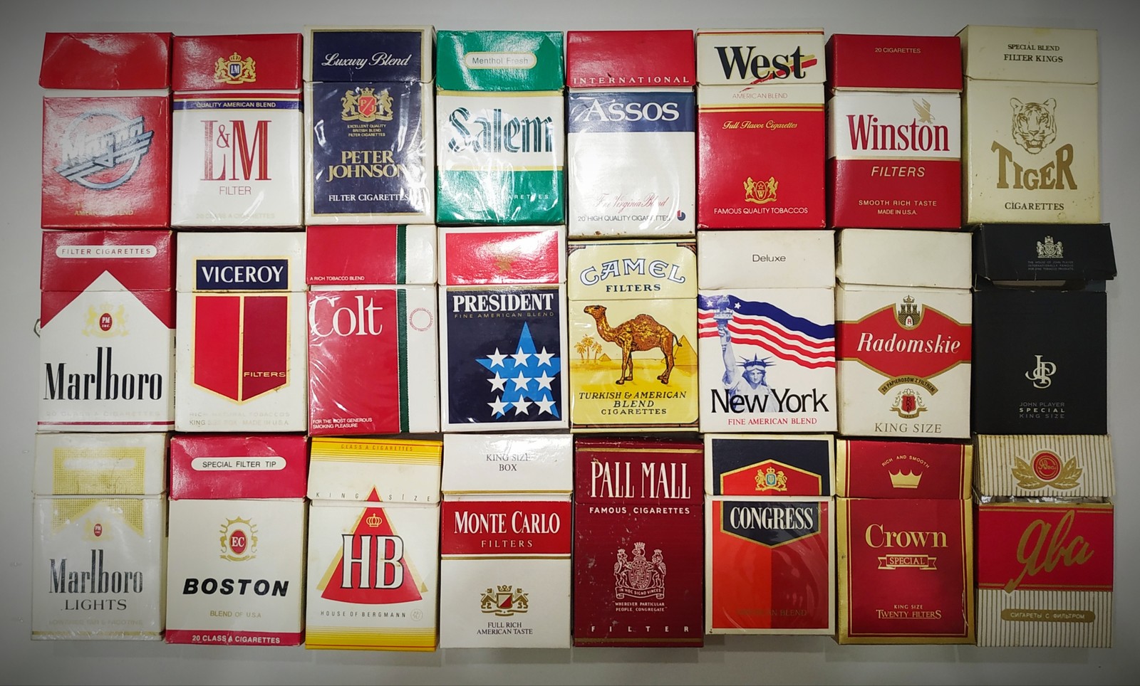 Сигареты из 90-х Кент