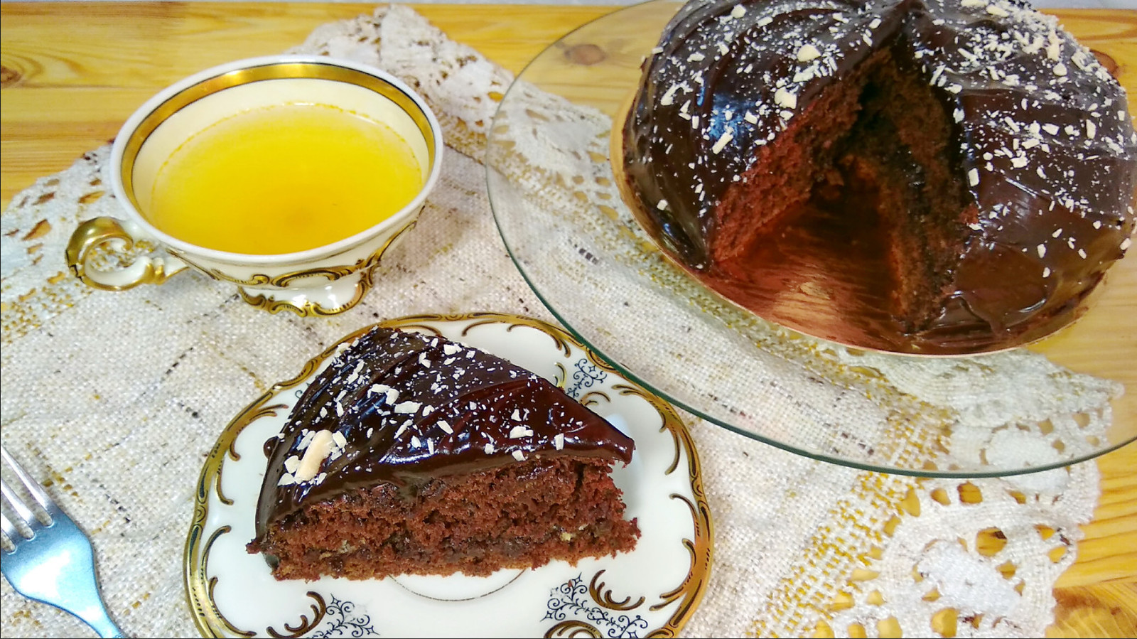 Шоколадно-свекольный торт