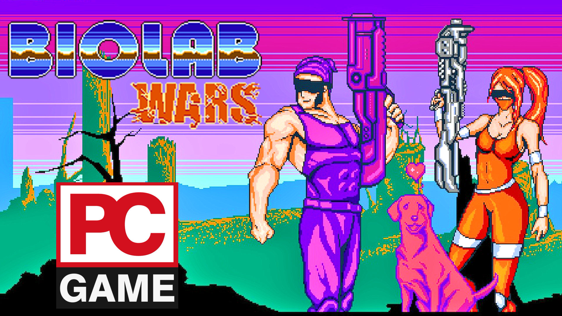 Biolab Wars - Новый экшен-платформер в стиле ретро. 2D-игры на ПК | Пикабу