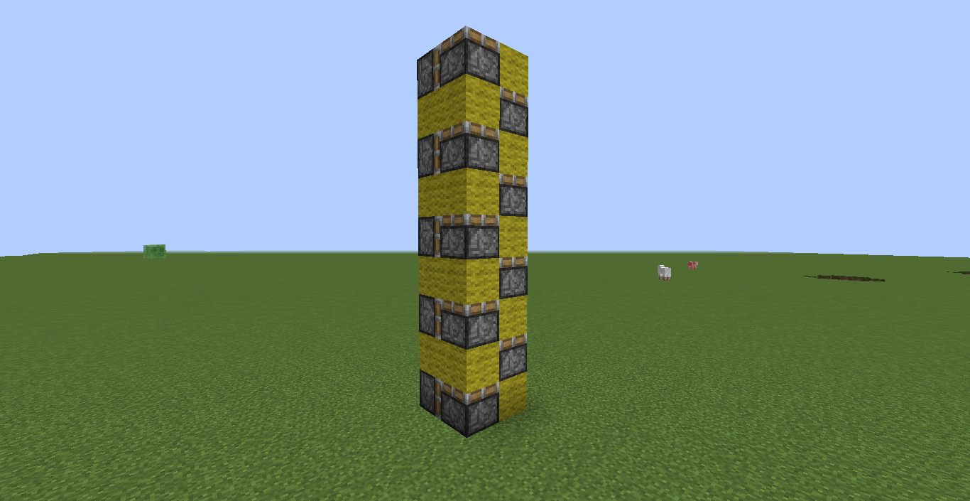 Легкий способ построить лифт в Minecraft